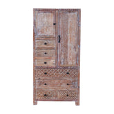 Rustica Reclaimed Solid Wood Rustic Wardrobe C12